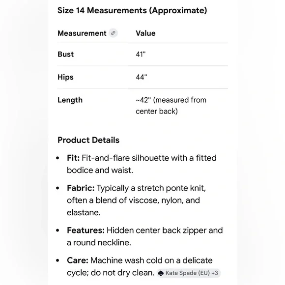 Kate Spade Ponte Flutter Sleeve dress Kelly Green (14) - Picture 8 of 8